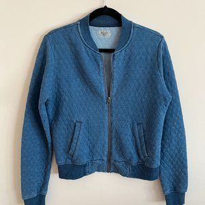 Marine Layer Quilted Bomber Jacket size Medium